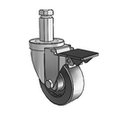 3-1/2-33-521HTN STEM6 PL GS Jarvis Swivel Caster