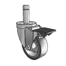 3-1/2-34-113P STEM1 PL GS Jarvis Swivel Caster