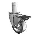 3-1/2-34-113P STEM4 PL Jarvis Swivel Caster