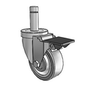 3-1/2-34-213GF STEM1 PL Jarvis Swivel Caster