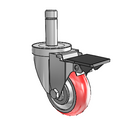 3-1/2-34-213RTR STEM1 PL GS Jarvis Swivel Caster