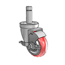 3-1/2-34-213RTR STEM1 VL Jarvis Swivel Caster