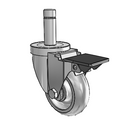 3-1/2-34-314G STEM1 PL Jarvis Swivel Caster