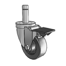 3-1/2-34-521HTN STEM1 PL Jarvis Swivel Caster