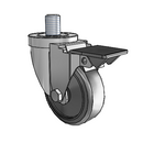 3-1/2-36-105 STEM8 PL Jarvis Swivel Caster