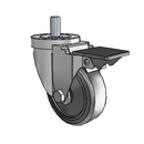 3-1/2-36-106 STEM2 PL GS Jarvis Swivel Caster