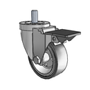 3-1/2-36-113 STEM2 PL GS Jarvis Swivel Caster