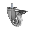 3-1/2-36-213GD STEM2 PL GS Jarvis Swivel Caster