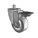 3-1/2-36-213GF STEM1 PL Jarvis Swivel Caster