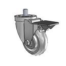 3-1/2-36-213G STEM1 PL GS Jarvis Swivel Caster