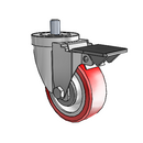3-1/2-36-213RTF STEM1 PL GS Jarvis Swivel Caster