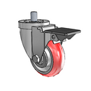 3-1/2-36-213RTR STEM1 PL Jarvis Swivel Caster