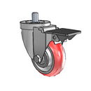 3-1/2-36-213RTR STEM1 PL GS Jarvis Swivel Caster