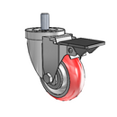 3-1/2-36-213RTR STEM2 PL GS Jarvis Swivel Caster