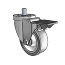 3-1/2-36-314GF STEM1 PL Jarvis Swivel Caster