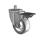 3-1/2-36-314GF STEM1 PL GS Jarvis Swivel Caster