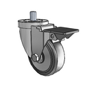 3-1/2-36-452 STEM1 PL Jarvis Swivel Caster