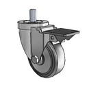 3-1/2-36-452 STEM2 PL Jarvis Swivel Caster
