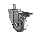 3-1/2-36-452 STEM2 PL GS Jarvis Swivel Caster