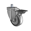 3-1/2-36-462 STEM1 PL GS Jarvis Swivel Caster