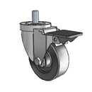 3-1/2-36-513 STEM2 PL GS Jarvis Swivel Caster