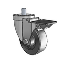3-1/2-36-521HTN STEM1 PL Jarvis Swivel Caster