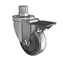 3-1/2-38-106 STEM2 PL Jarvis Swivel Caster