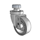 3-1/2-38-113G STEM4 Jarvis Swivel Caster