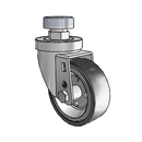 3-1/2-38-113P STEM4 Jarvis Swivel Caster