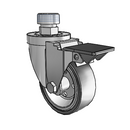 3-1/2-38-113 STEM3 PL Jarvis Swivel Caster