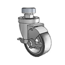 3-1/2-38-113 STEM4 VL Jarvis Swivel Caster