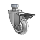3-1/2-38-213GD STEM3 PL Jarvis Swivel Caster
