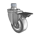 3-1/2-38-213GF STEM2 PL Jarvis Swivel Caster