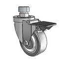 3-1/2-38-213GF STEM3 PL Jarvis Swivel Caster