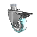 3-1/2-38-213MF STEM3 PL Jarvis Swivel Caster