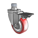 3-1/2-38-213RTF STEM2 PL Jarvis Swivel Caster