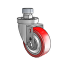 3-1/2-38-213RTF STEM3 GS Jarvis Swivel Caster