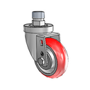 3-1/2-38-213RTR STEM2 GS Jarvis Swivel Caster