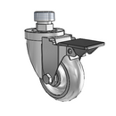 3-1/2-38-314GD STEM3 PL GS Jarvis Swivel Caster