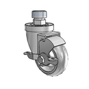 3-1/2-38-314GD STEM3 VL Jarvis Swivel Caster