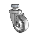 3-1/2-38-314GF STEM4 Jarvis Swivel Caster