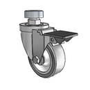 3-1/2-38-314GF STEM4 PL Jarvis Swivel Caster