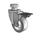3-1/2-38-314GF STEM4 PL GS Jarvis Swivel Caster