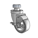3-1/2-38-314GF STEM4 VL Jarvis Swivel Caster