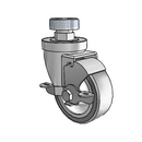 3-1/2-38-314GF STEM4 VL GS Jarvis Swivel Caster