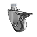 3-1/2-38-452 STEM3 PL Jarvis Swivel Caster