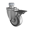 3-1/2-38-452 STEM3 PL GS Jarvis Swivel Caster