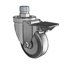3-1/2-38-462 STEM2 PL Jarvis Swivel Caster