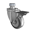 3-1/2-38-462 STEM3 PL Jarvis Swivel Caster