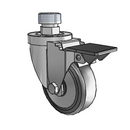 3-1/2-38-462 STEM3 PL GS Jarvis Swivel Caster